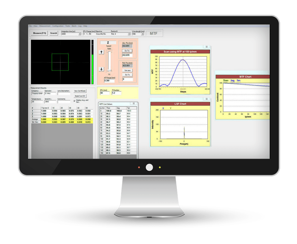  OptiSpheric® Software